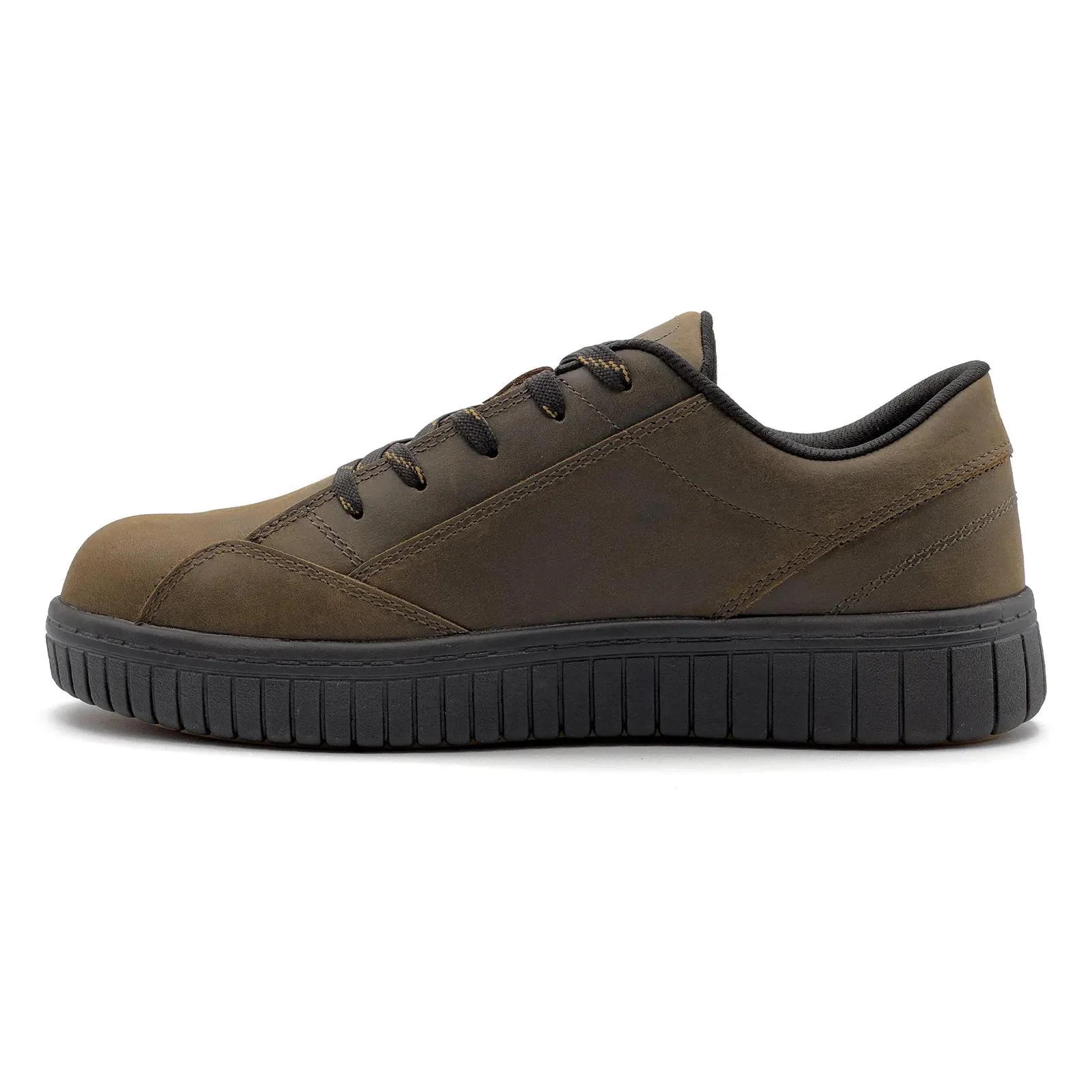 Camino Met Leather Internal Met Guard Composite Toe Work Shoes – Dark Coffee - Image 7