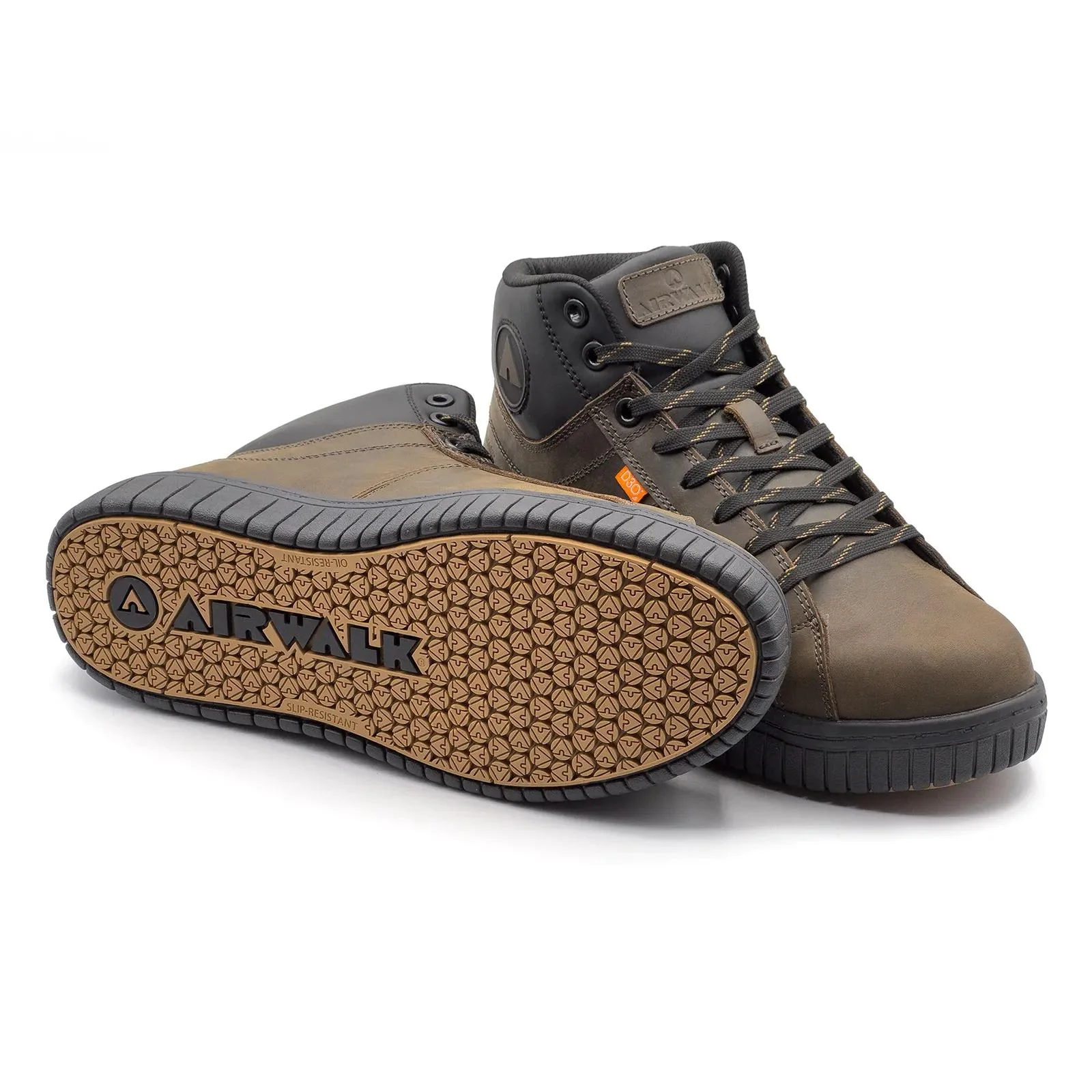 Deuce Women’s Met Guard Composite Toe Work Boots – Dark Coffee Leather - Image 7