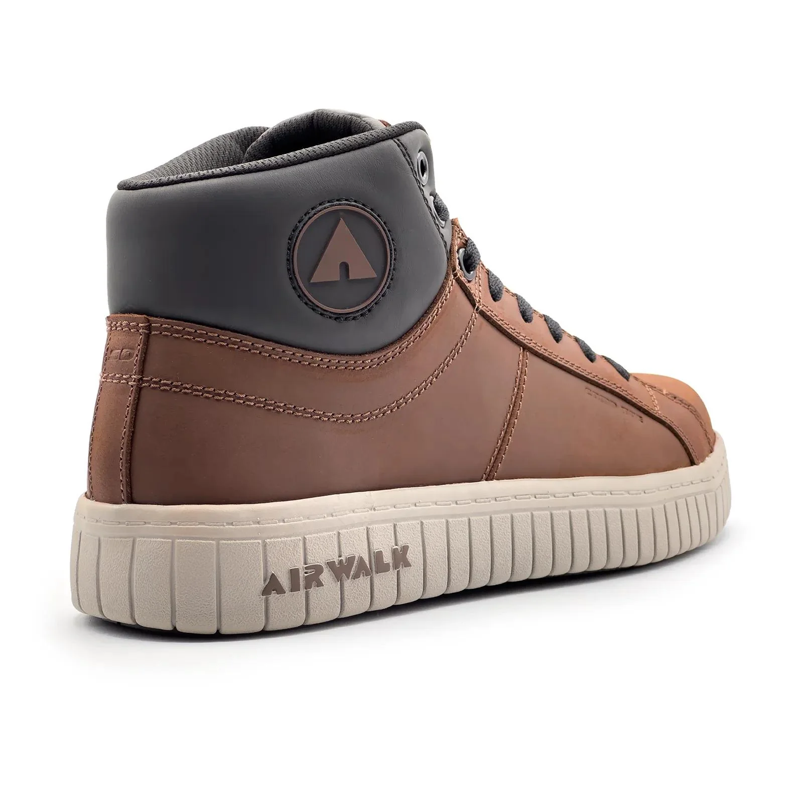 Deuce SD10 Leather Mid Women’s Composite Toe Work Boots – Brown/Tan - Image 5