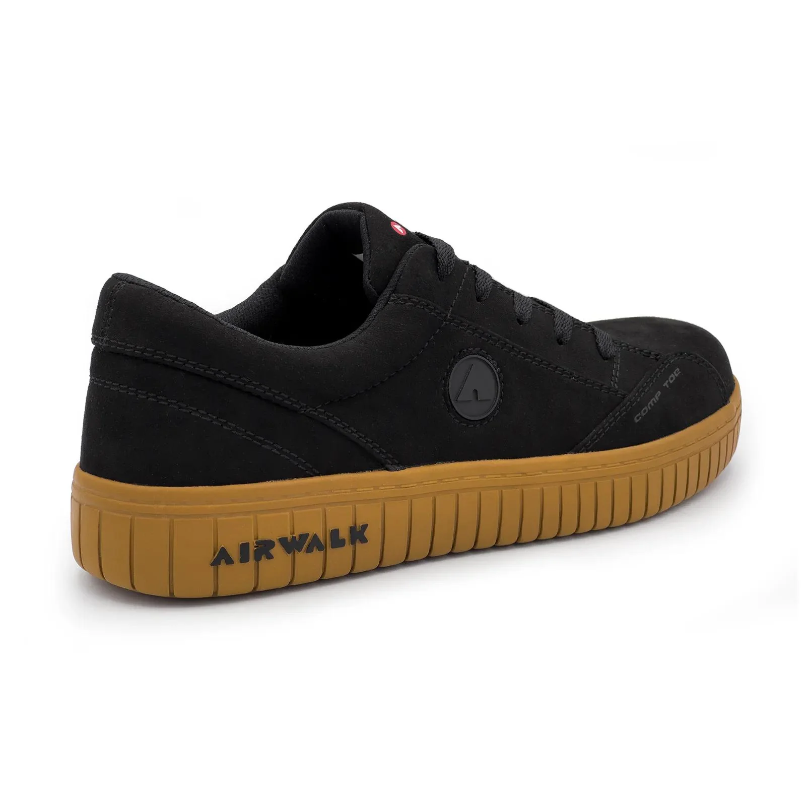 Camino Composite Toe Work Shoes – Black/Gum - Image 5