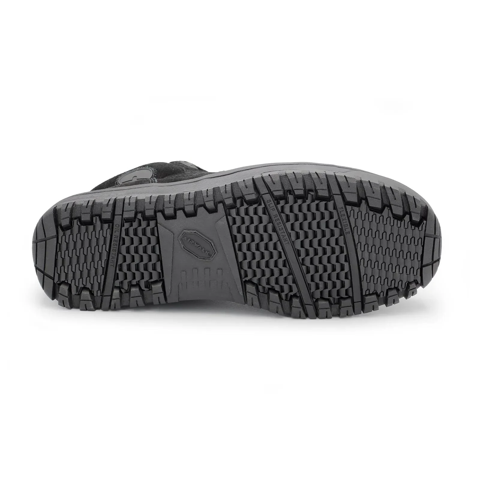 Mongo Suede Mid Composite Toe Work Boots – Black/Black - Image 3