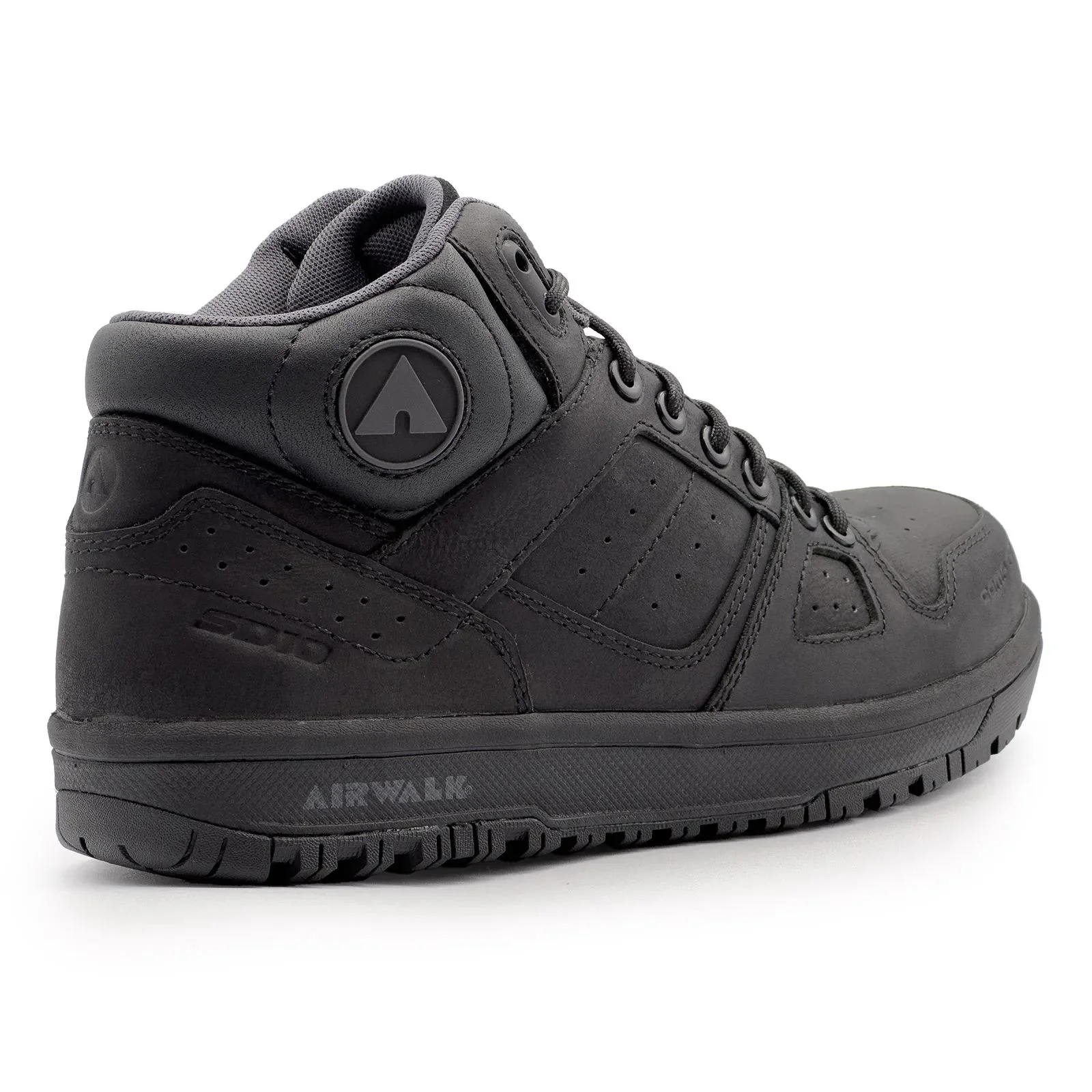 Mongo Leather SD10 Composite Toe Mid Work Boots – Black - Image 5