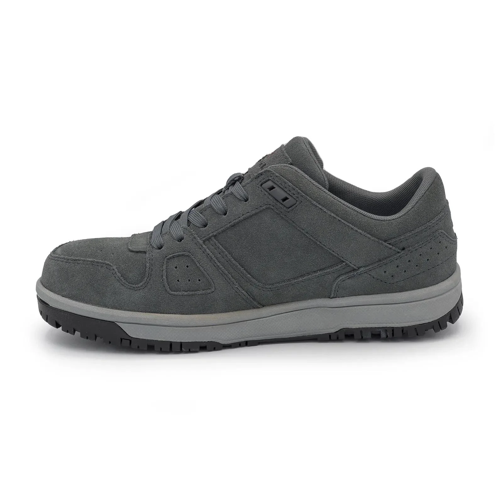 Mongo Suede Low Composite Toe Work Shoes – Charcoal/Grey - Image 2