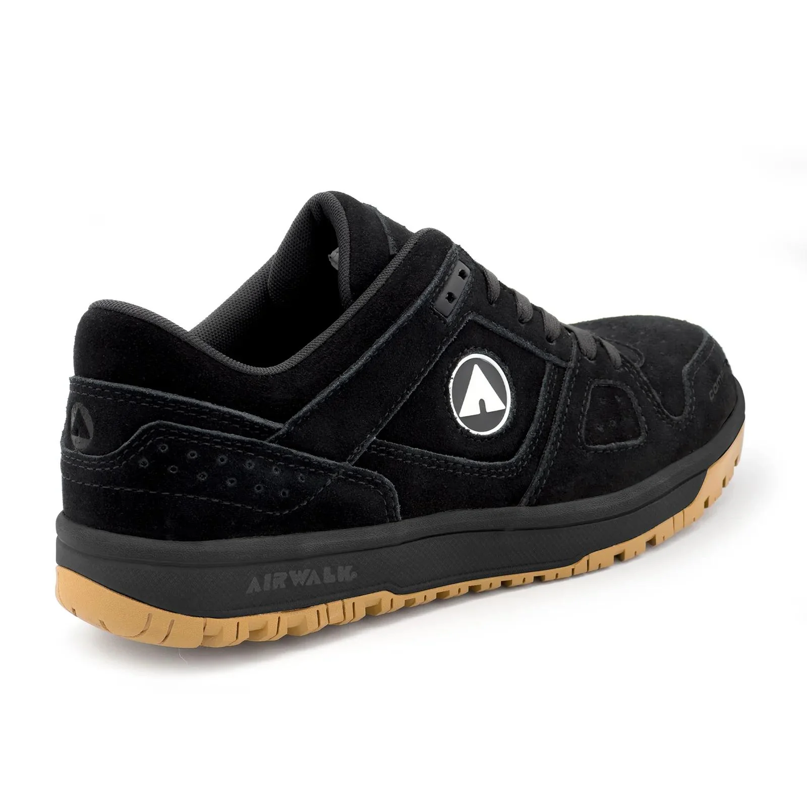 Mongo Suede Low Women’s Composite Toe Work Shoes – Black/Gum - Image 5
