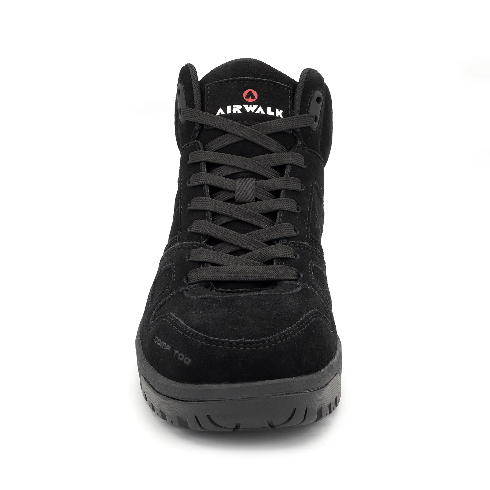 Mongo Suede Mid Women’s Composite Toe Work Boots – Black/Black - Image 6