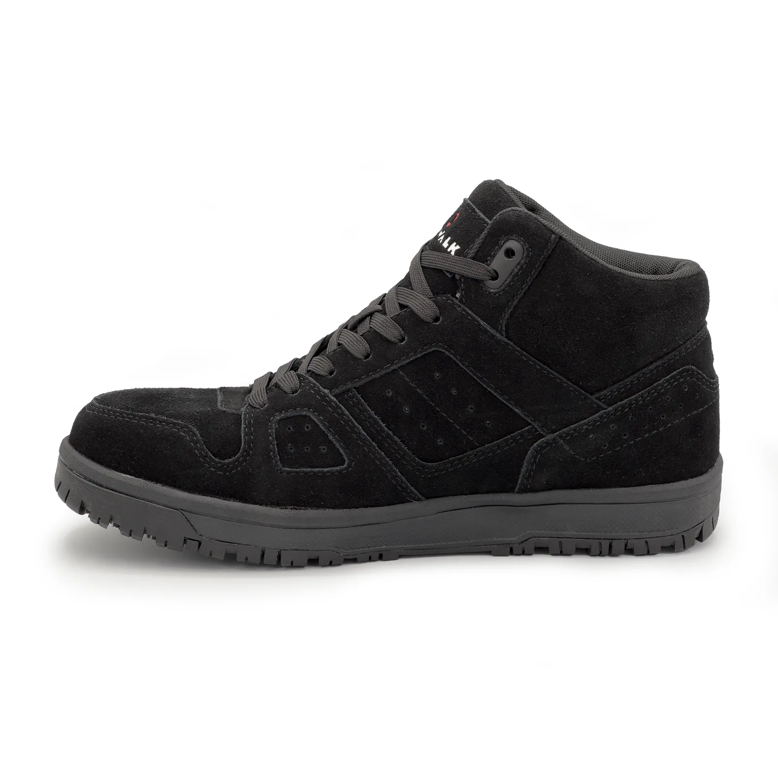 Mongo Suede Mid Women’s Composite Toe Work Boots – Black/Black - Image 7