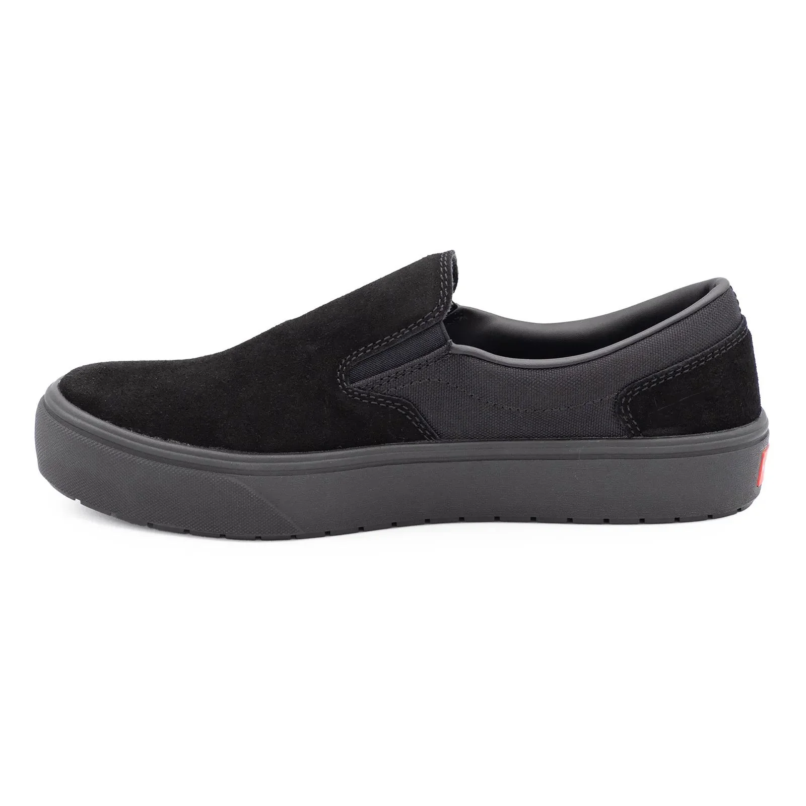 Venice Suede Slip-On SD10 Composite Toe Work Shoes – Black - Image 7