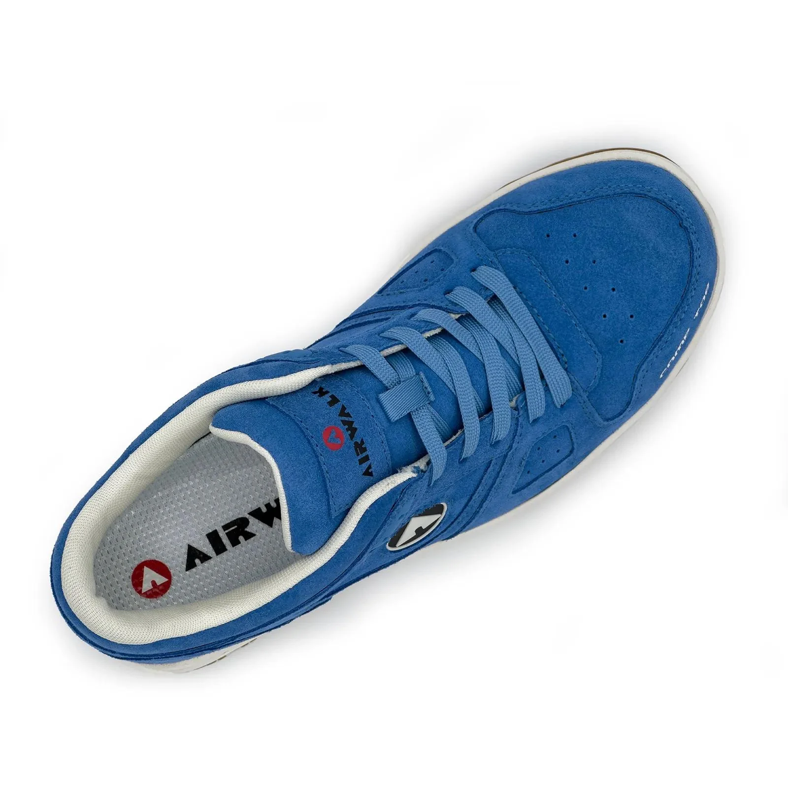 Mongo Suede Low Women’s Composite Toe Work Shoes – Light Blue/Sail - Image 4