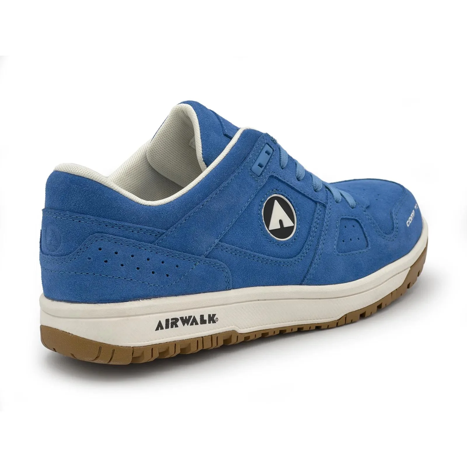 Mongo Suede Low Women’s Composite Toe Work Shoes – Light Blue/Sail - Image 5