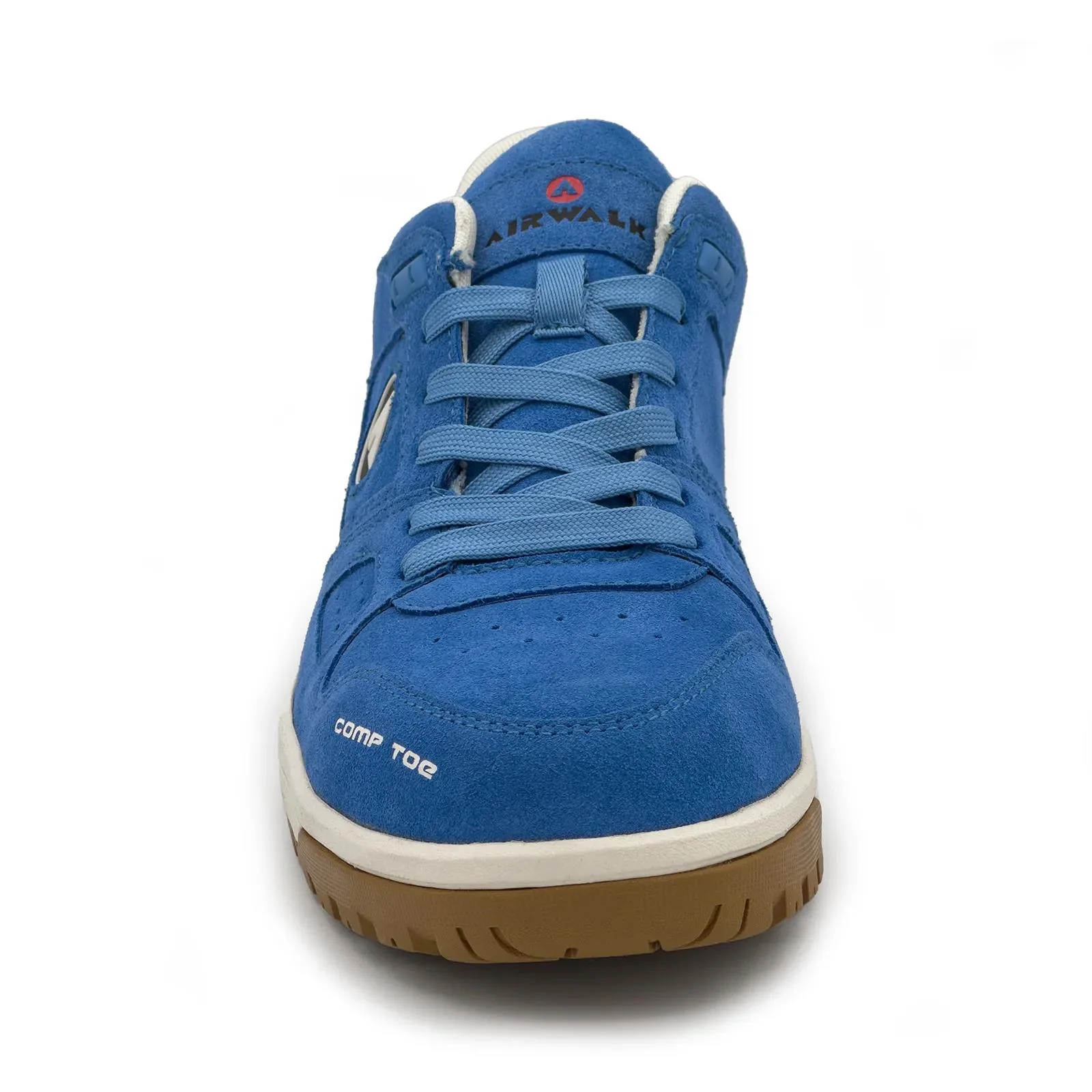 Mongo Suede Low Women’s Composite Toe Work Shoes – Light Blue/Sail - Image 6