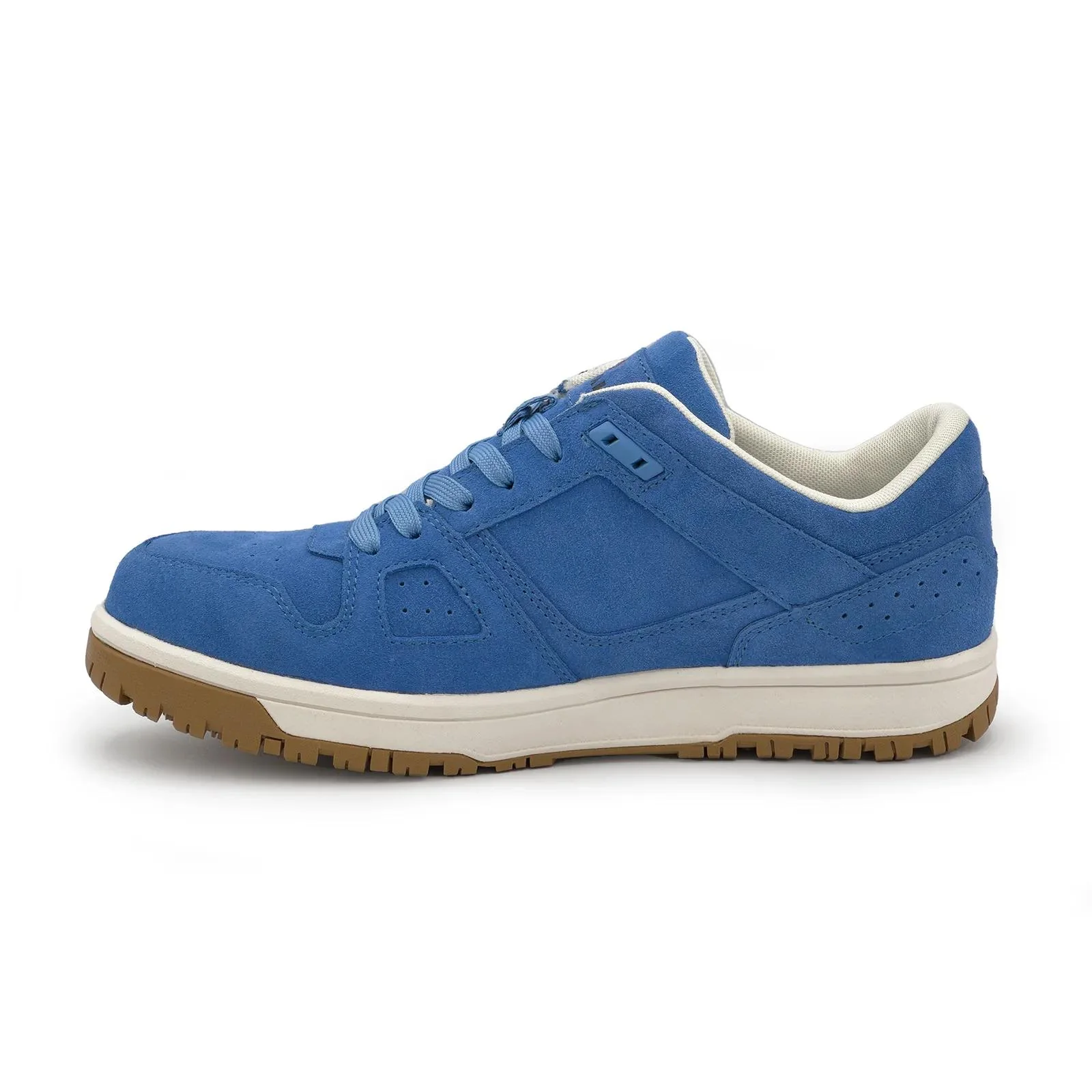 Mongo Suede Low Women’s Composite Toe Work Shoes – Light Blue/Sail - Image 7