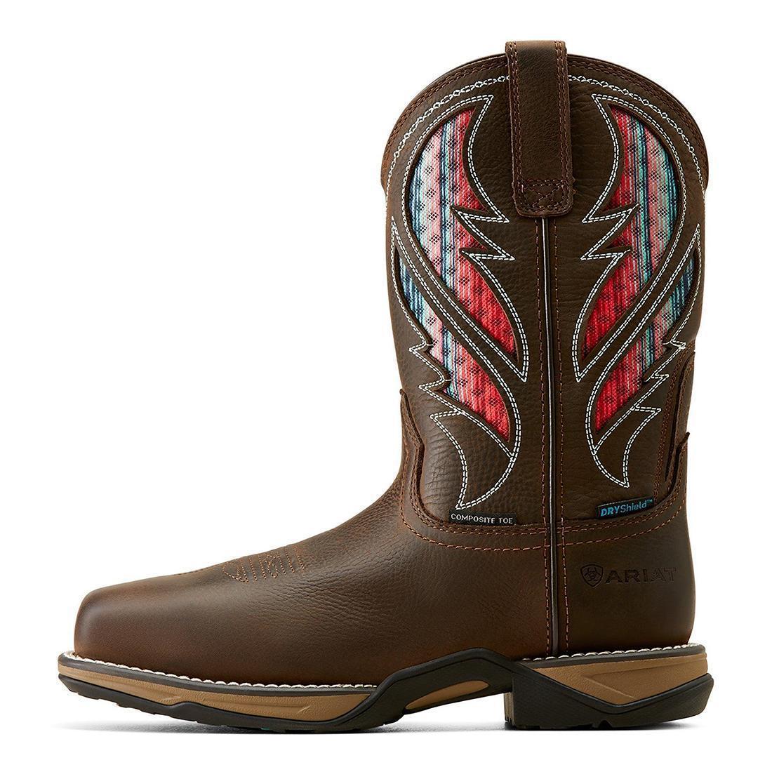 Anthem VentTEK Women's Waterproof Composite Toe Work Boot - Brown - Image 6