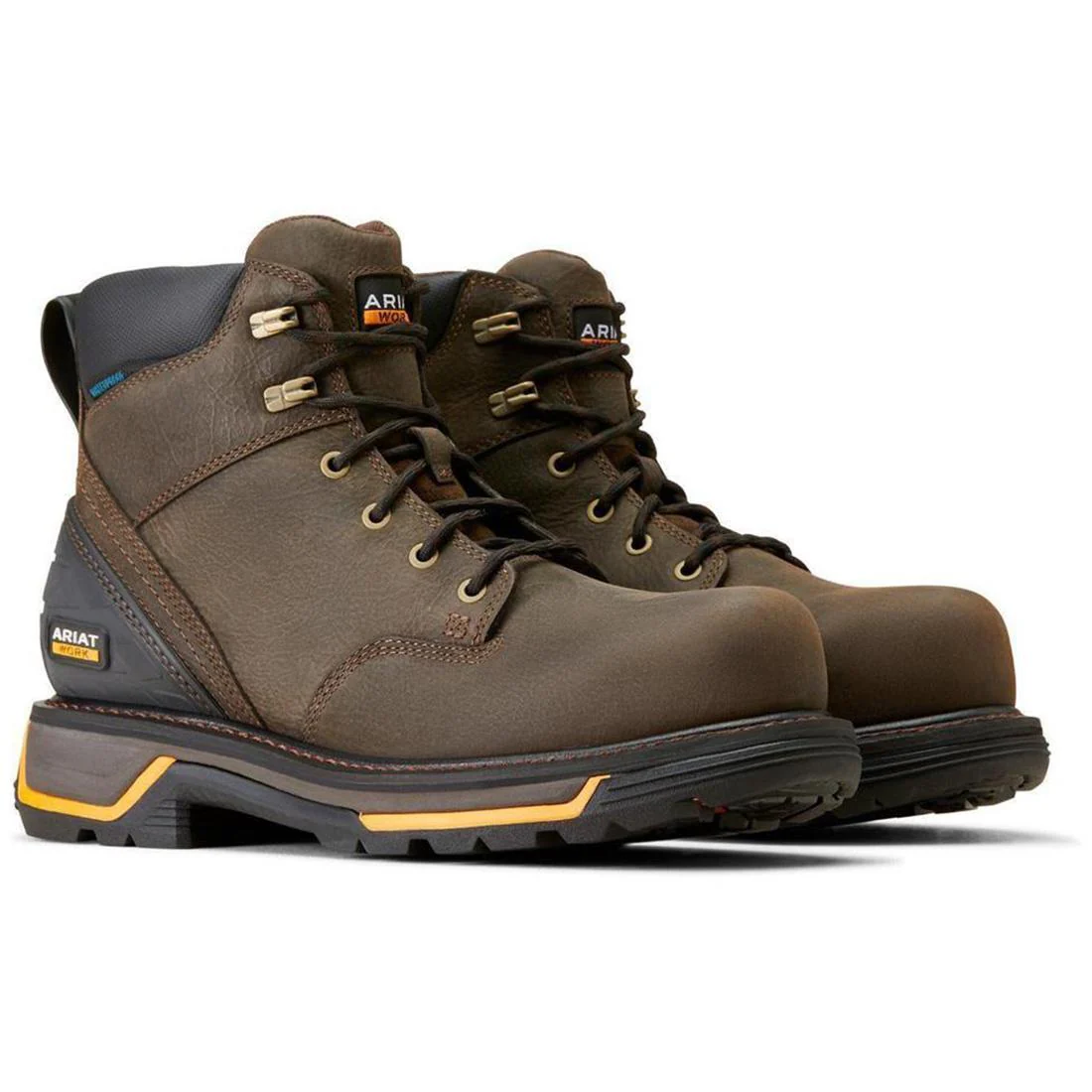 Big Rig 6 inch Soft-Toe Waterproof Boot Iron Coffee