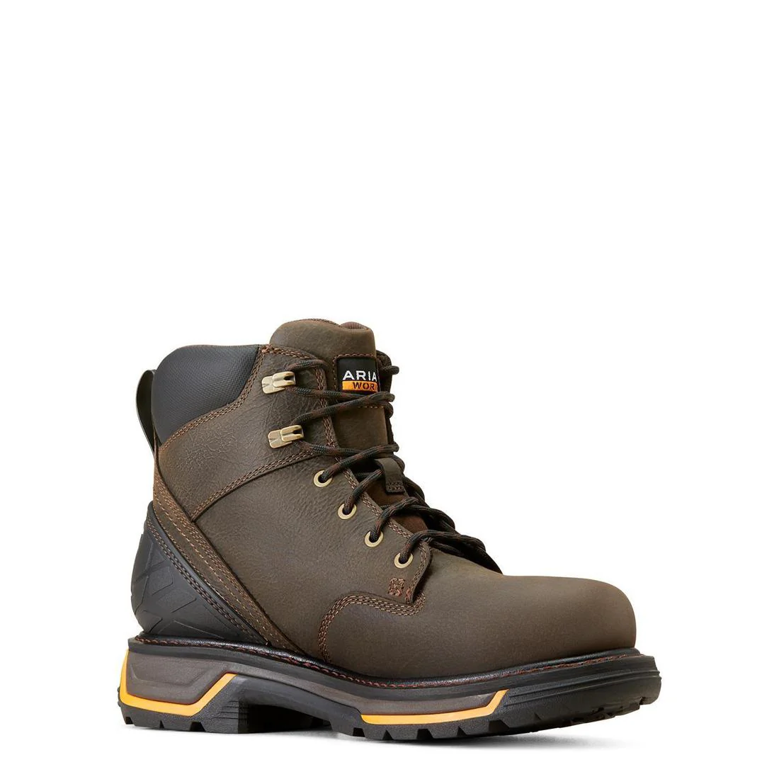 Big Rig 6 inch Soft-Toe Waterproof Boot Iron Coffee - Image 2