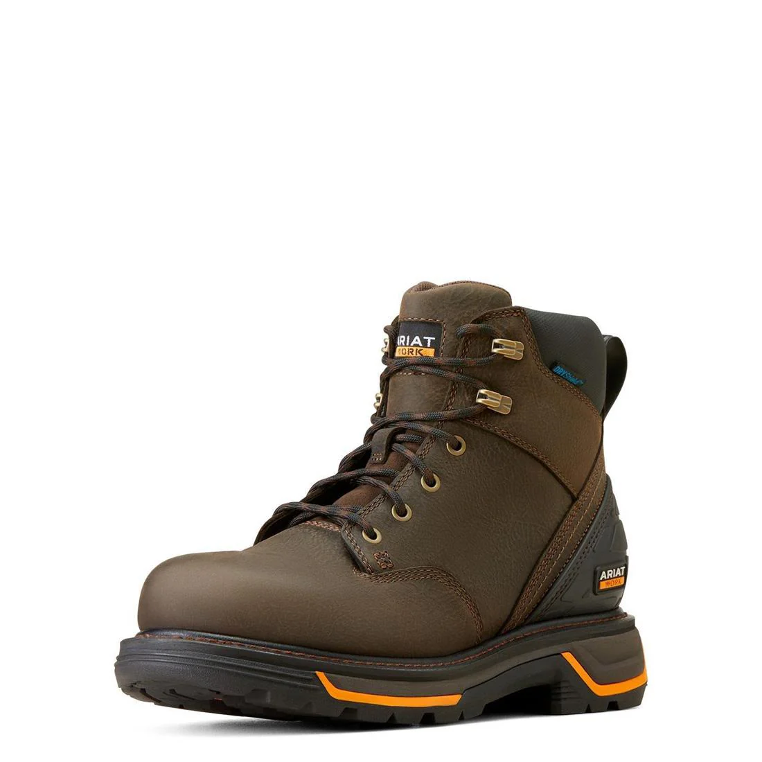 Big Rig 6 inch Soft-Toe Waterproof Boot Iron Coffee - Image 7
