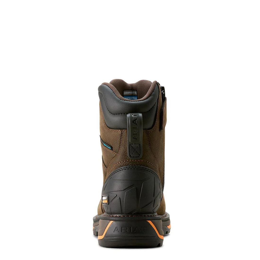 Big Rig 8 inch Composite-Toe Waterproof Work Boot Iron Coffee - Image 5