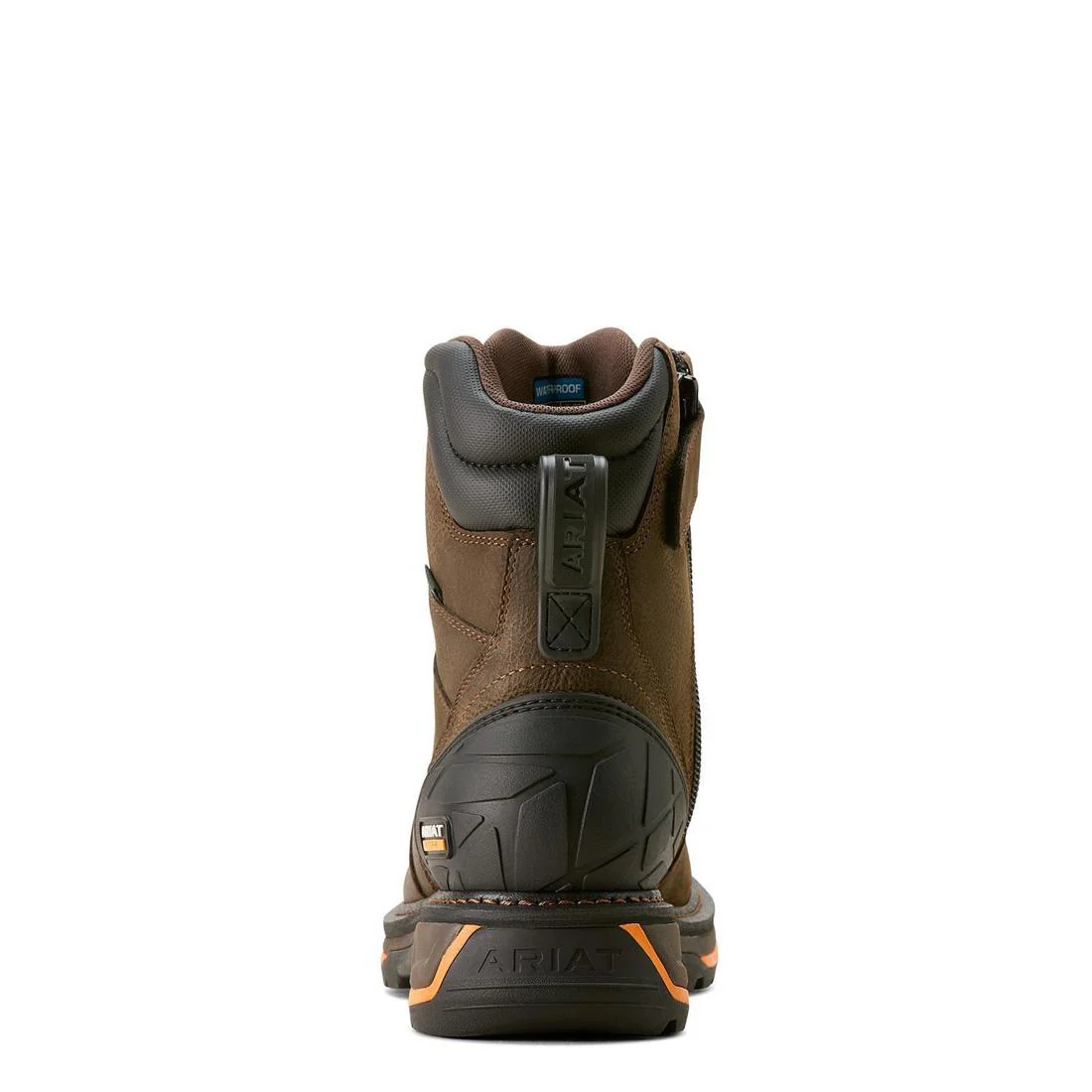 Big Rig 8 inch Soft-Toe Waterproof Boot Iron Coffee - Image 5