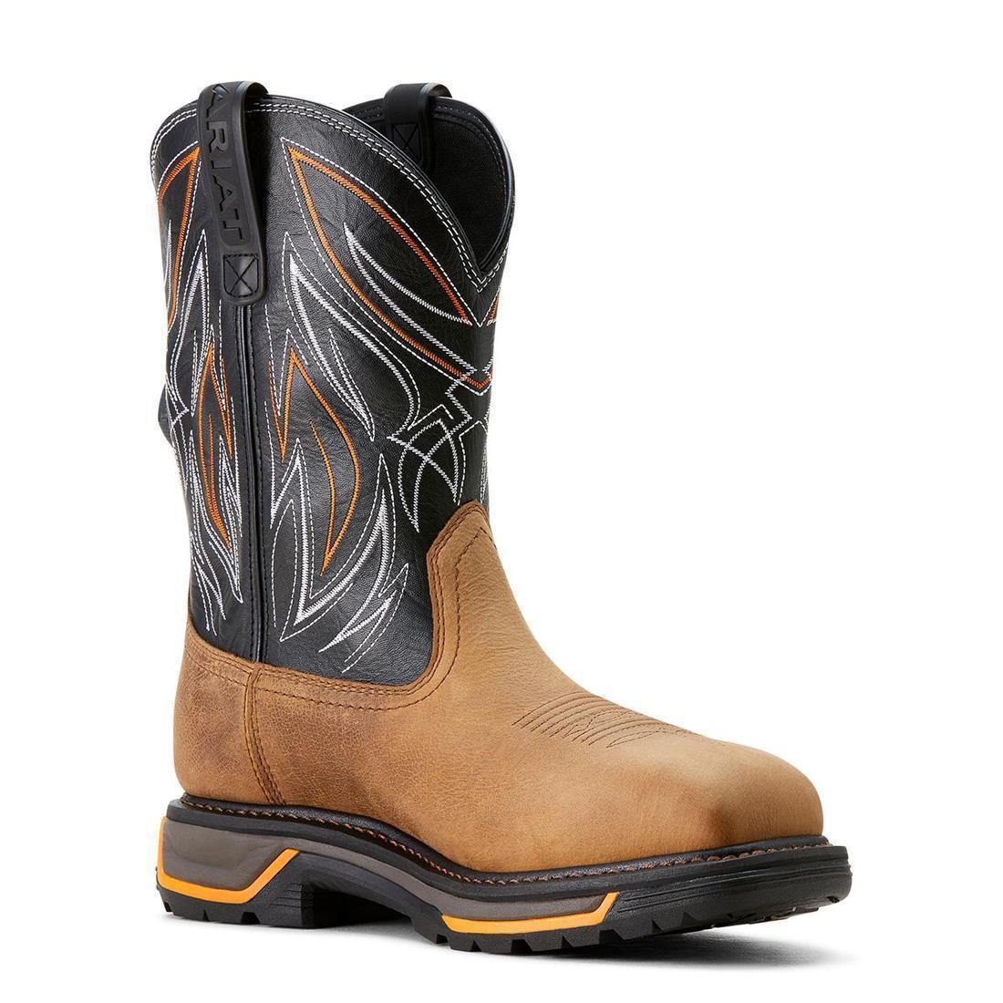 Big Rig BOA Composite-Toe Waterproof Work Boot Natural Tan - Image 6