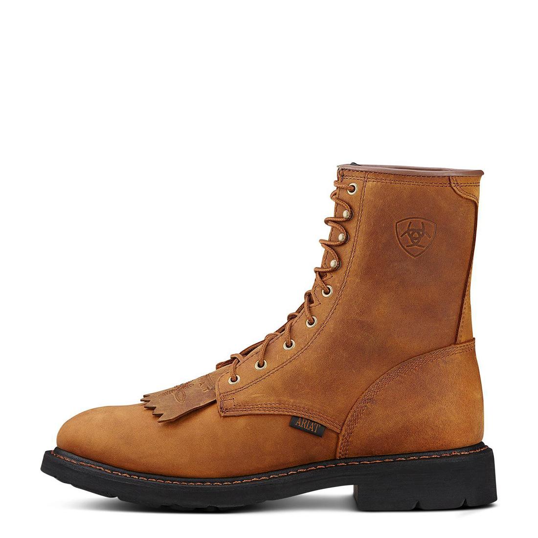 Cascade 8 inch Soft-Toe Boot Aged Bark - Image 6