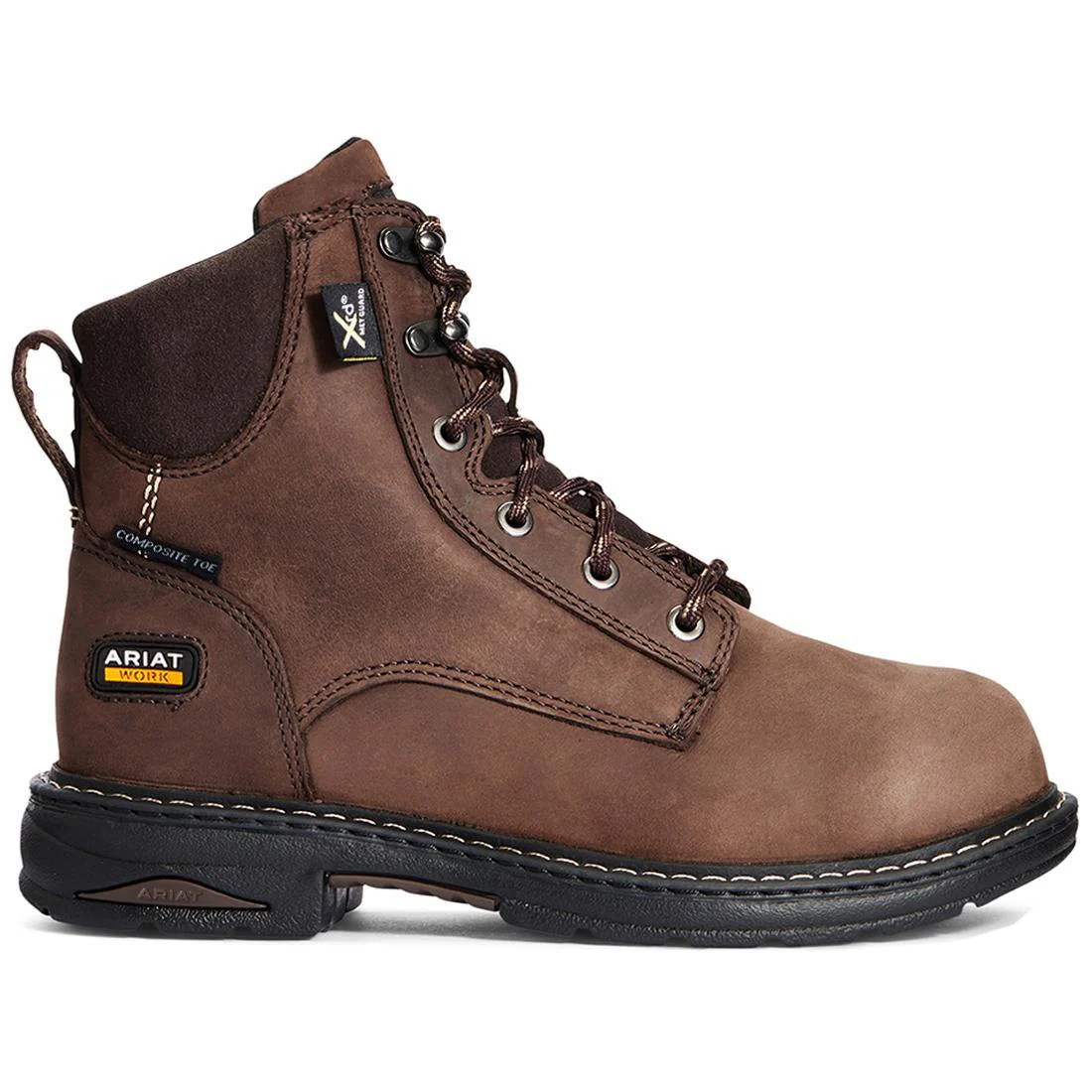 Casey 6" Women's MetGuard Composite Toe Work Boot - Brown