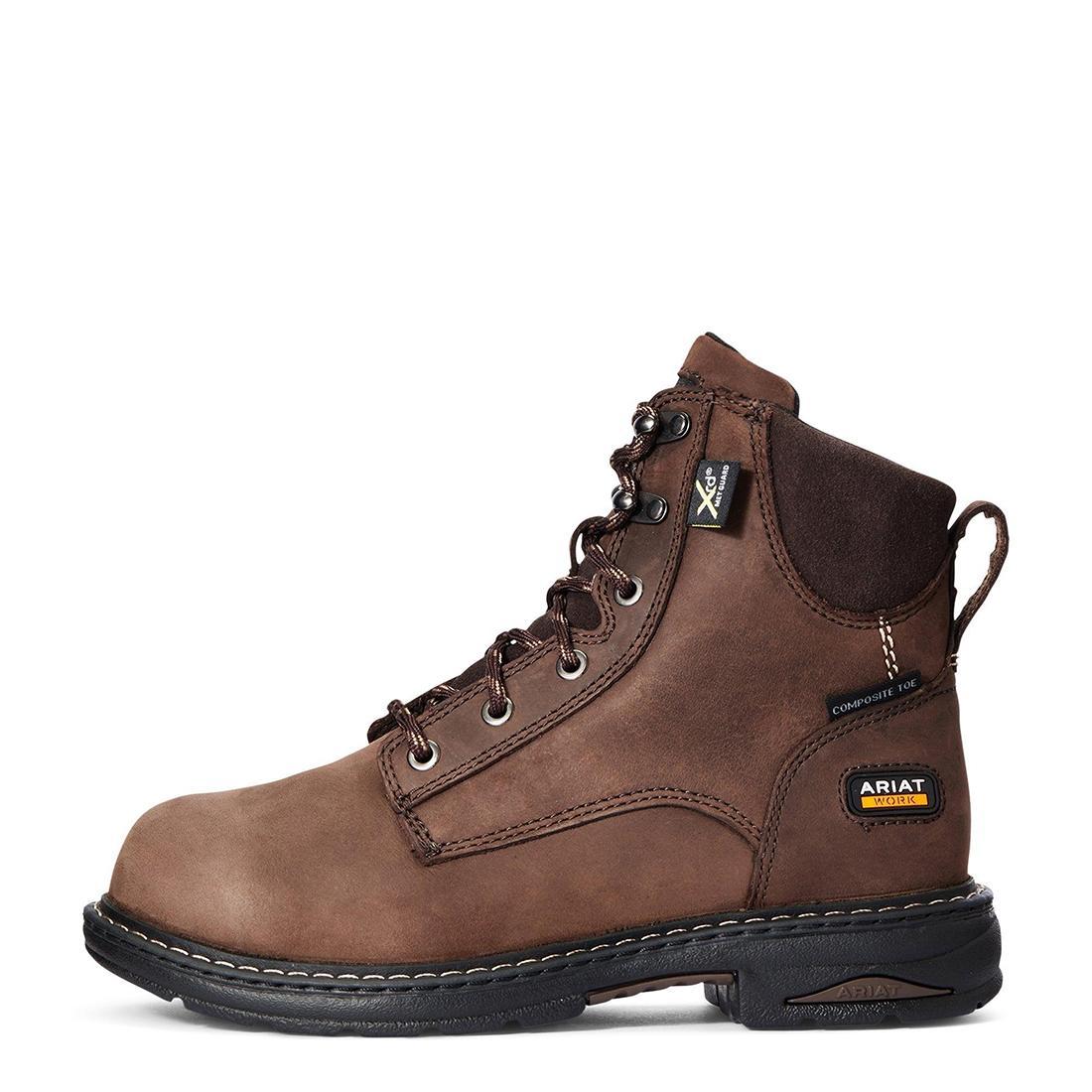 Casey 6" Women's MetGuard Composite Toe Work Boot - Brown - Image 6