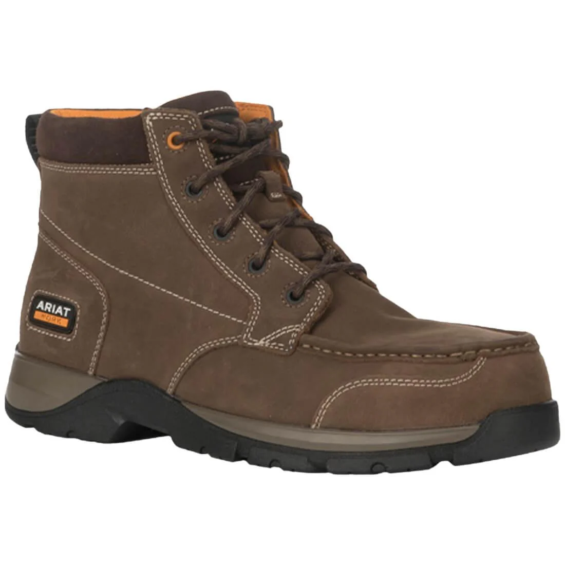 Edge LTE Composite-Toe SD Chukka Work Boot Dark Brown - Image 2