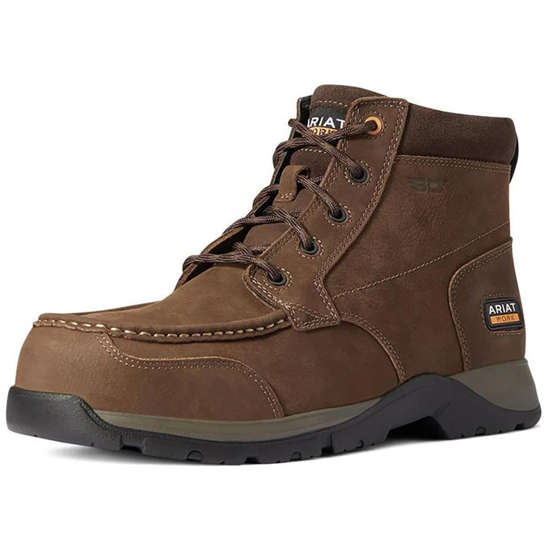 Edge LTE Composite-Toe SD Chukka Work Boot Dark Brown - Image 6