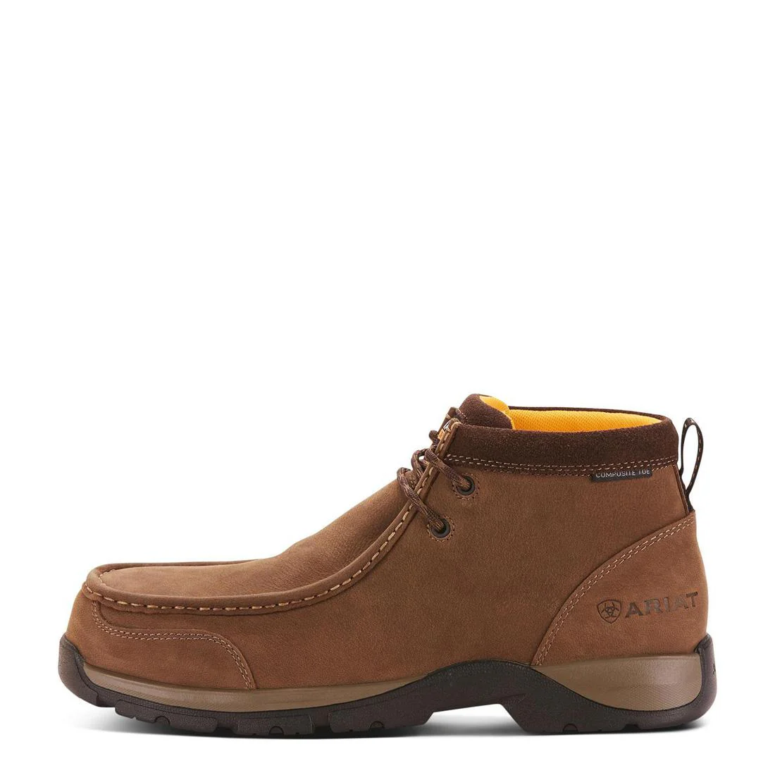 Edge LTE Composite-Toe Moc Toe Work Boot Dark Brown - Image 2