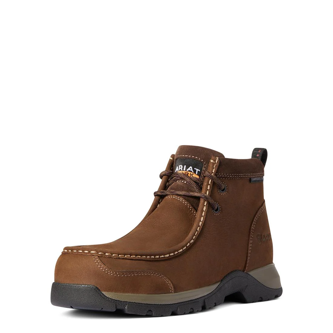Edge LTE Moc Women's Composite Toe Work Boot - Brown - Image 5