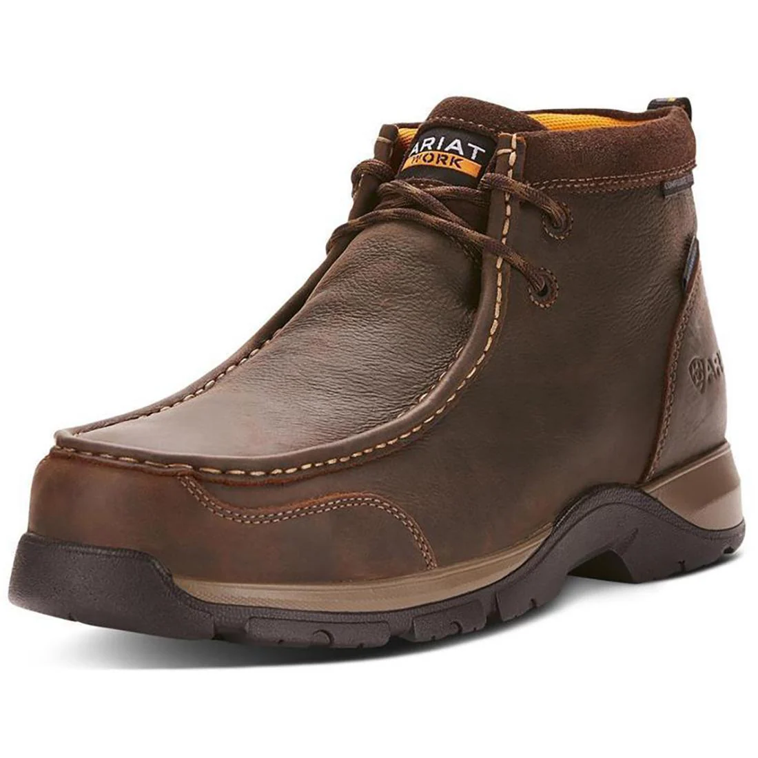 Edge LTE Composite-Toe Waterproof Moc Toe Work Boot Dark Brown - Image 2