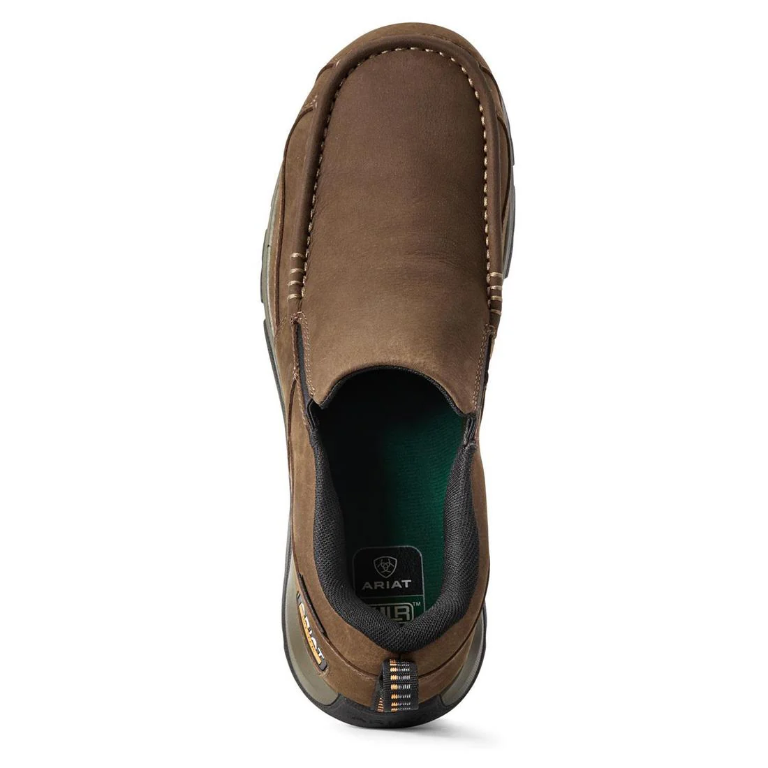 Edge LTE Composite-Toe SD Slip-On Work Shoe Dark Brown - Image 4