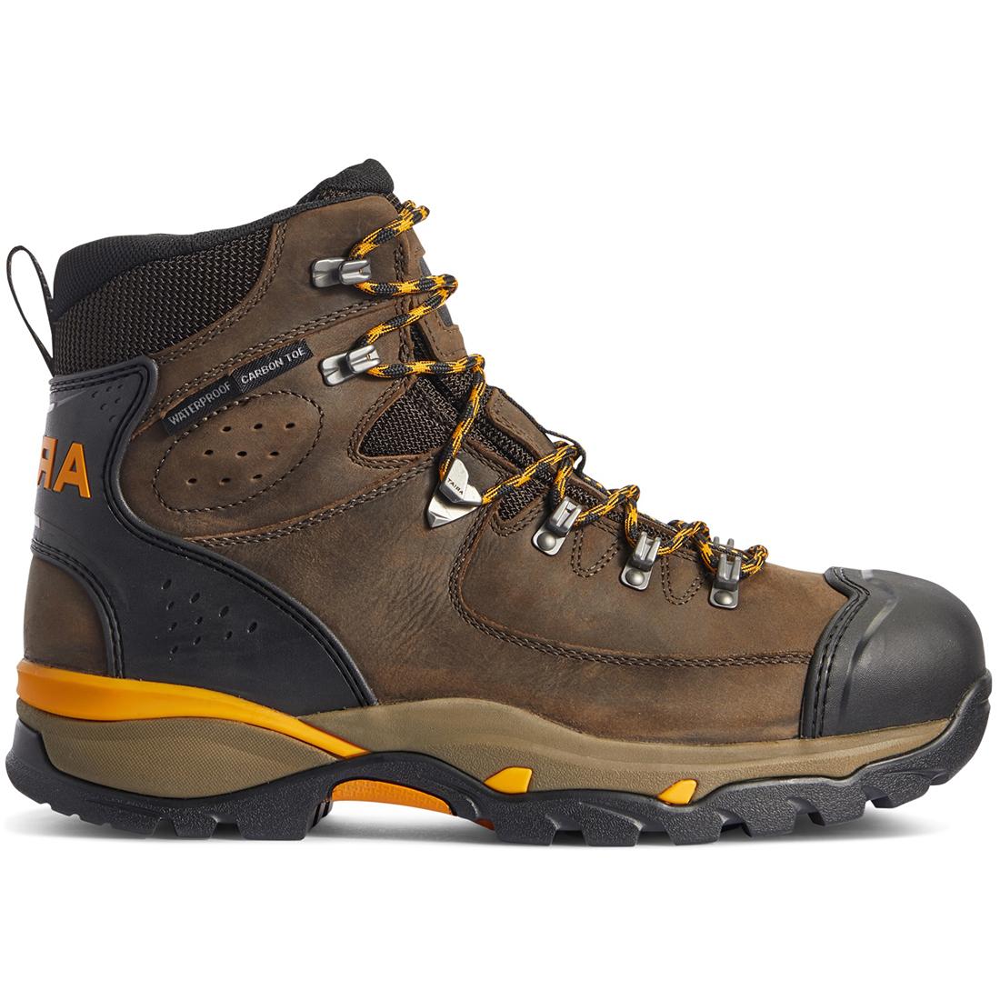 Endeavor 6 inch Carbon-Toe Waterproof Work Boot Chocolate Brown