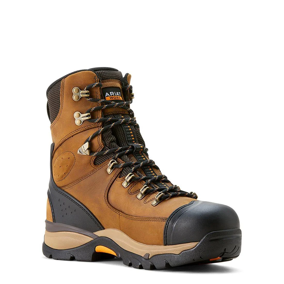 Endeavor 8 inch Carbon-Toe Waterproof Insulated Work Boot Dusted Brown - Image 2