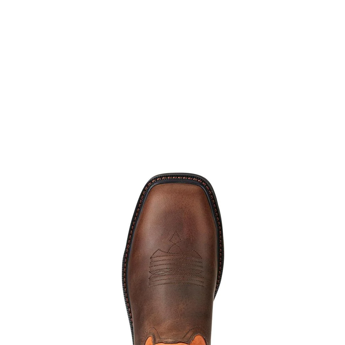 Groundbreaker Steel-Toe Wide Square Toe Work Boot Orange - Image 4