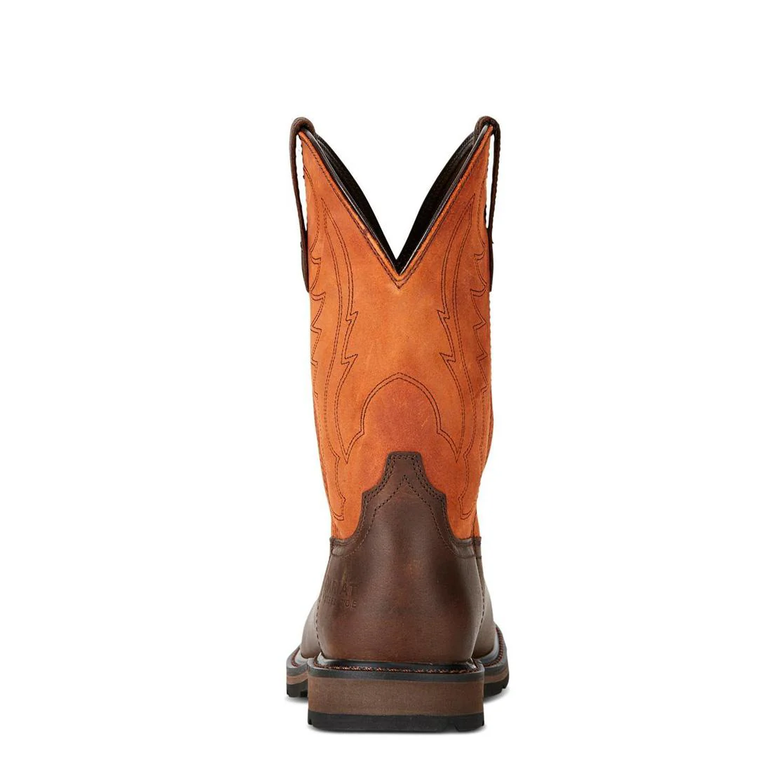 Groundbreaker Steel-Toe Wide Square Toe Work Boot Orange - Image 5