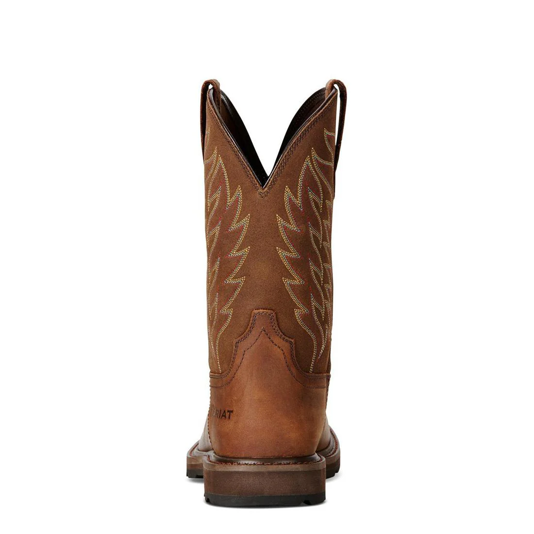 Groundbreaker Soft-Toe Wide Square Toe Boot Brown - Image 4