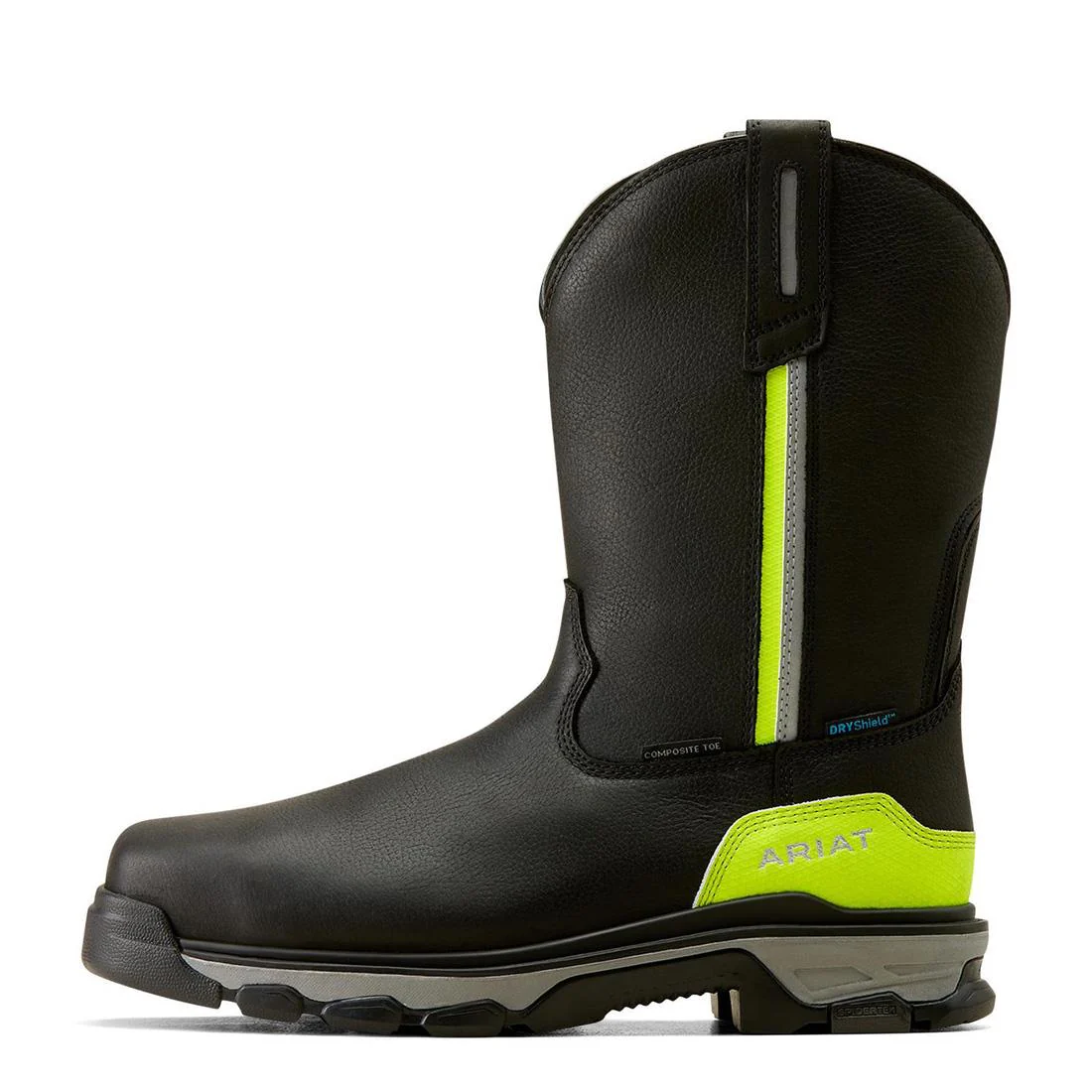 Intrepid Live Wire Composite-Toe Waterproof Work Boot Black - Image 6