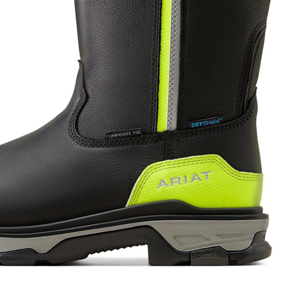 Intrepid Live Wire Composite-Toe Waterproof Work Boot Black - Image 7