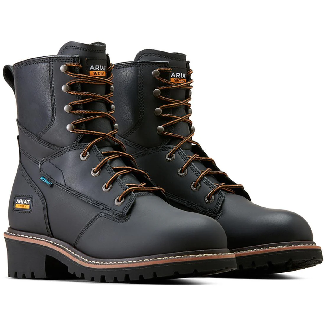 Logger Shock Shield Soft-Toe Waterproof Boot Black