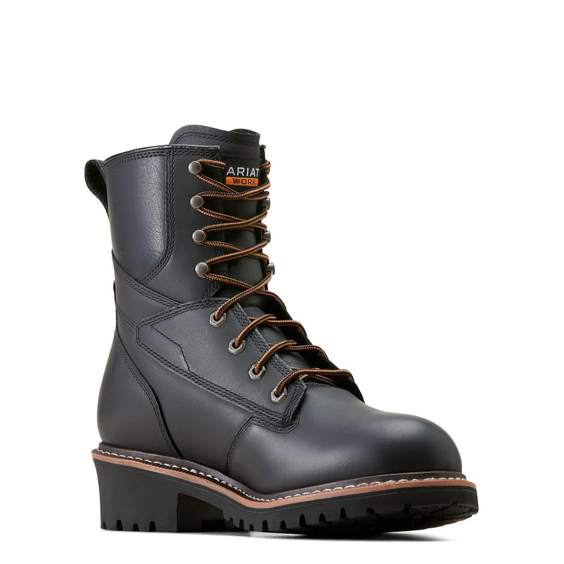 Logger Shock Shield Soft-Toe Waterproof Boot Black - Image 2