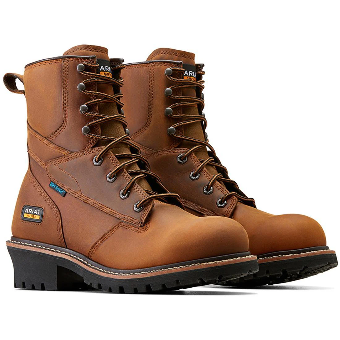 Logger Shock Shield Soft-Toe Waterproof Boot Copper Brown