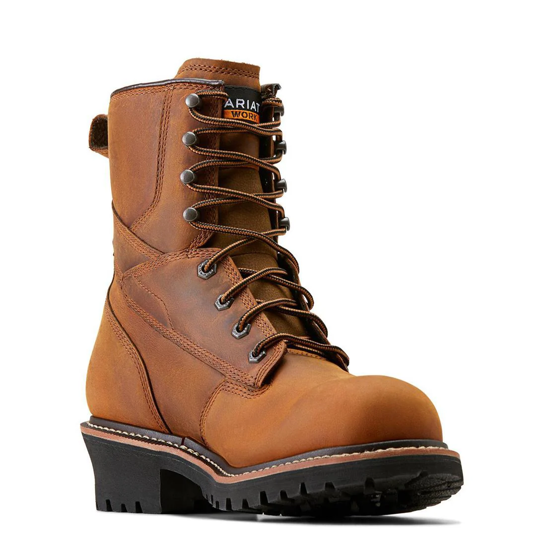 Logger Shock Shield Soft-Toe Waterproof Boot Copper Brown - Image 2