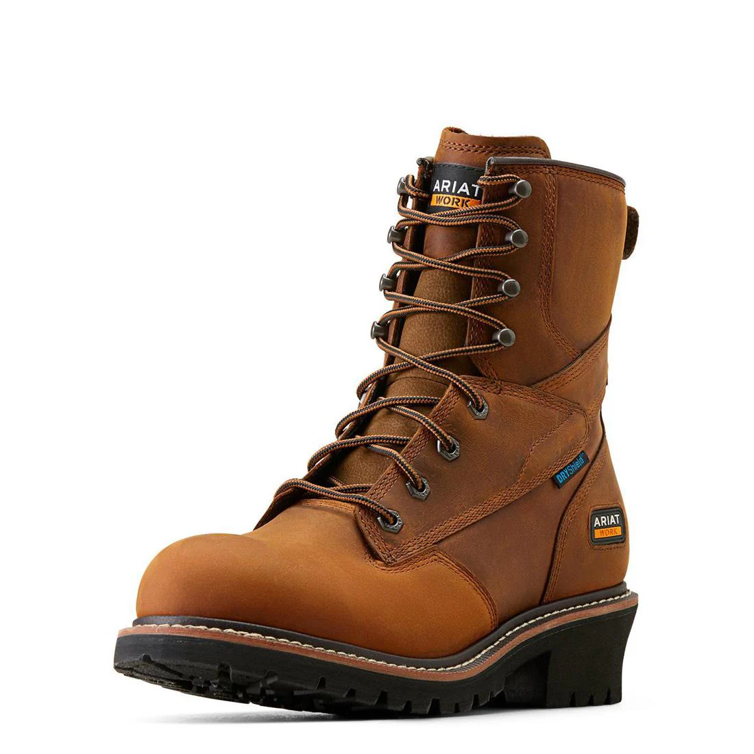 Logger Shock Shield Soft-Toe Waterproof Boot Copper Brown - Image 7