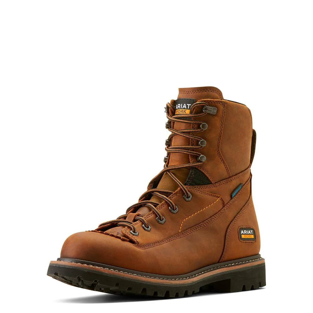 Longview Shock Shield 8 inch Soft-Toe Waterproof Boot Copper Brown - Image 6