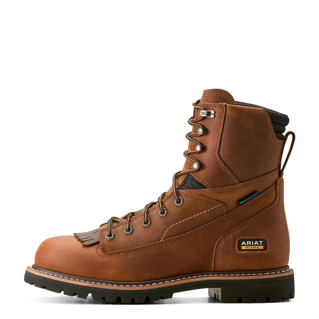 Longview Shock Shield 8 inch Soft-Toe Waterproof Boot Copper Brown - Image 7