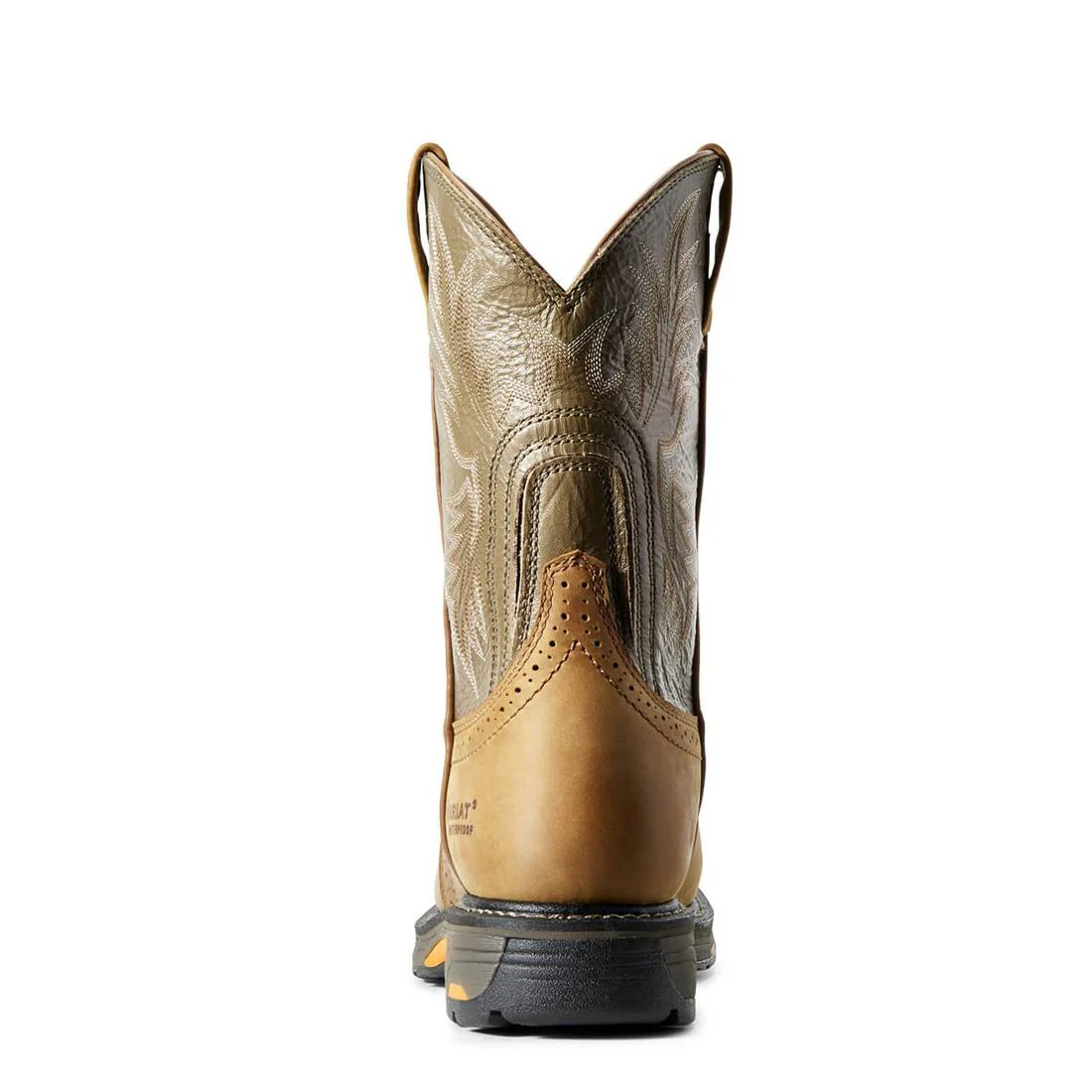 WorkHog Soft-Toe Waterproof Pull On Round Toe Boot Brown - Image 5