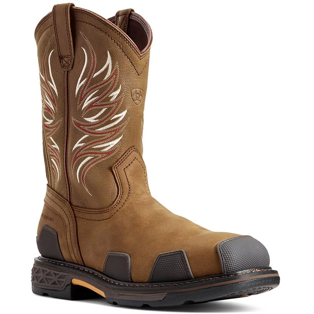 OverDrive Composite-Toe Wide Square Toe Work Boot Alamo Brown - Image 2