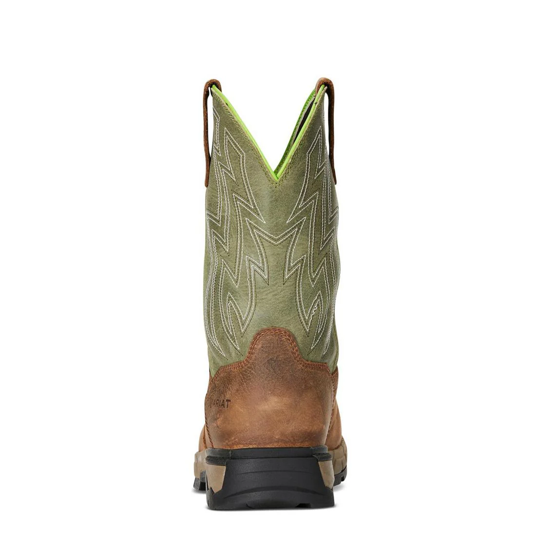 Rebar Flex Soft-Toe Waterproof Western Boot Rye Brown - Image 5