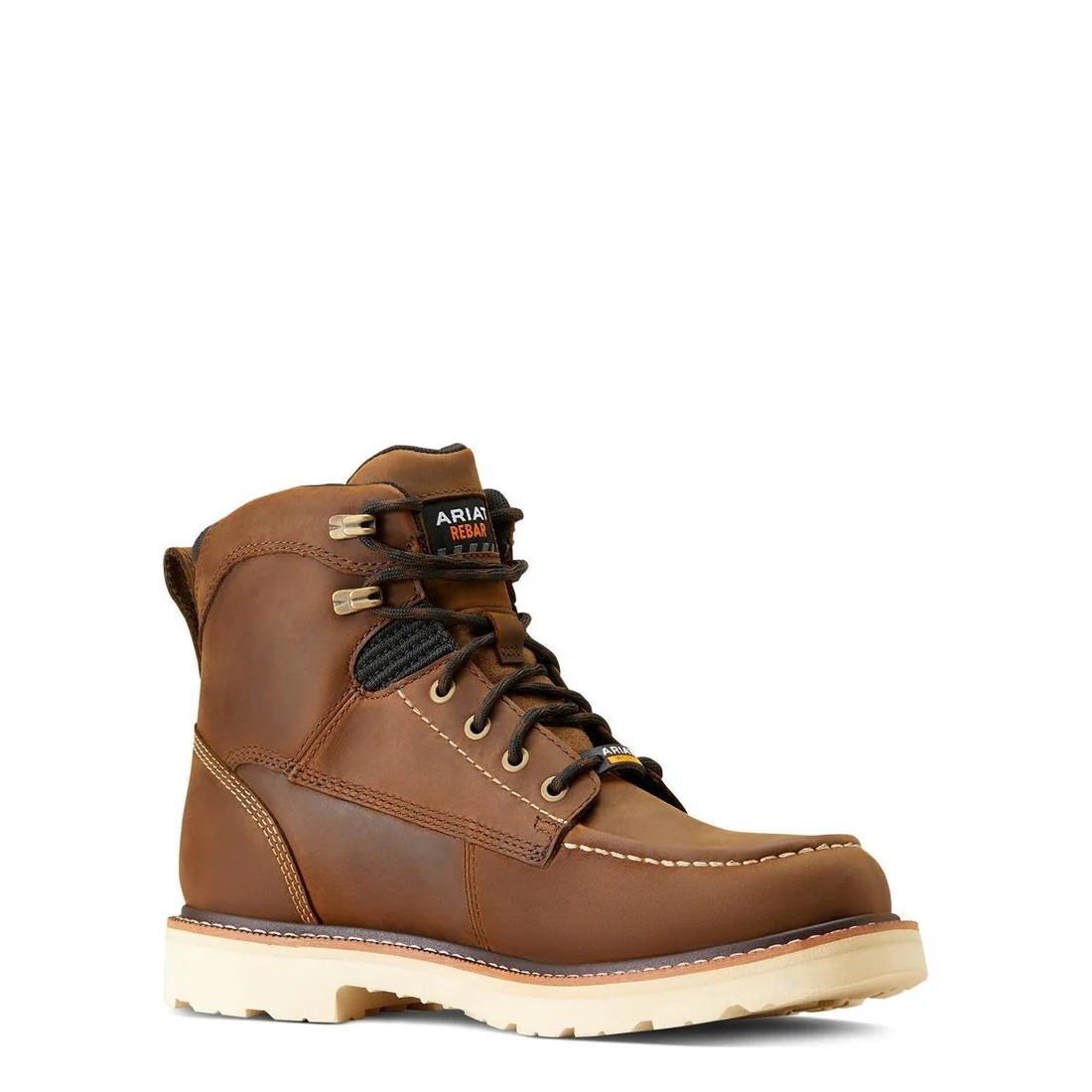 Rebar Lift 6 inch Soft-Toe Waterproof Boot Distressed Brown - Image 2