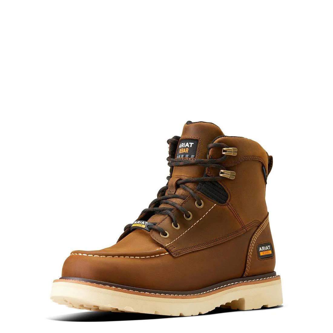 Rebar Lift 6 inch Soft-Toe Waterproof Boot Distressed Brown - Image 7